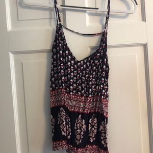 Tank top with adjustable straps